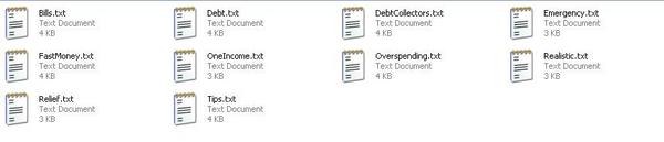 Product picture *new* Debts Articles with PLR