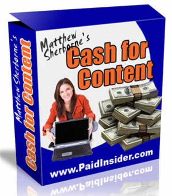 Product picture Cash For Content with MRR ($47 value) *new*
