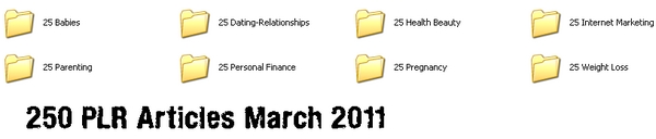 Product picture 200 Niche Articles (MARCH 2011) with PLR *must buy*