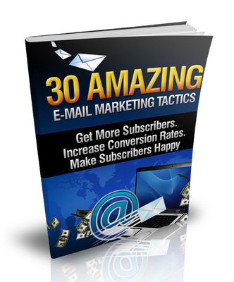 Product picture 30 Amazing E-mail Marketing Tactics with MRR *must buy*