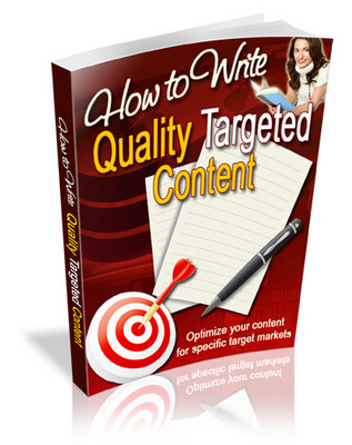 Product picture *must have*How to Write Quality Targeted Content with MRR