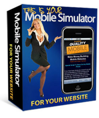 Product picture Mobile Website Simulator Software with MRR *great product*