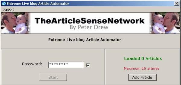 Product picture *new* Extreme Live Blog Article Automator Software with MRR