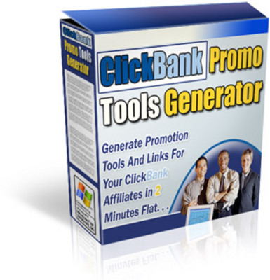 Product picture *new* Clickbank Promo Tools Generator with MRR