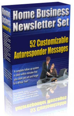 Product picture *new* Home Business Newletter Set with MRR