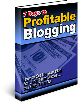 Product picture *new* 7 Days To Profitable Blogging with PLR