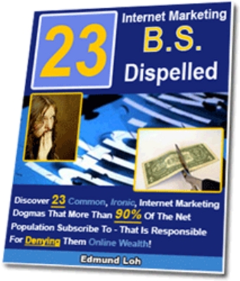Product picture *new* 23 Internet Marketing B.S. Dispelled Report with PLR