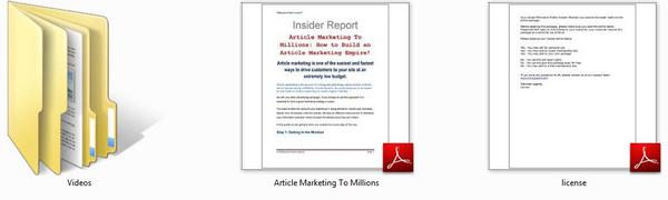 Product picture *new* Article Marketing Video Tutorials with MRR