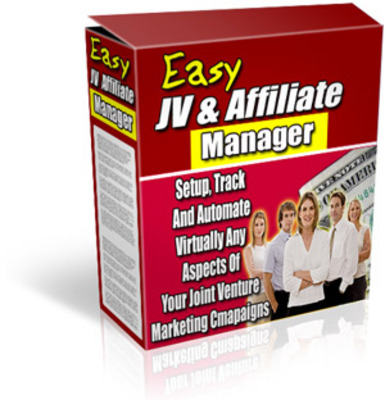 Product picture *new* Easy JV and Affiliate Manager Software MRR