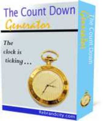 Product picture *up to date* Countdown Generator with Private Label Right
